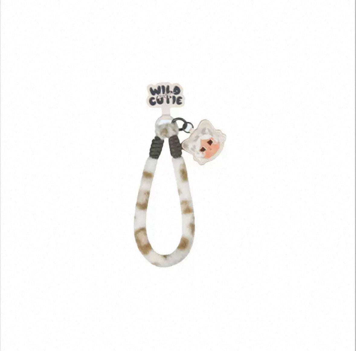 CRYBABY Ocelot cat mobile phone lanyard