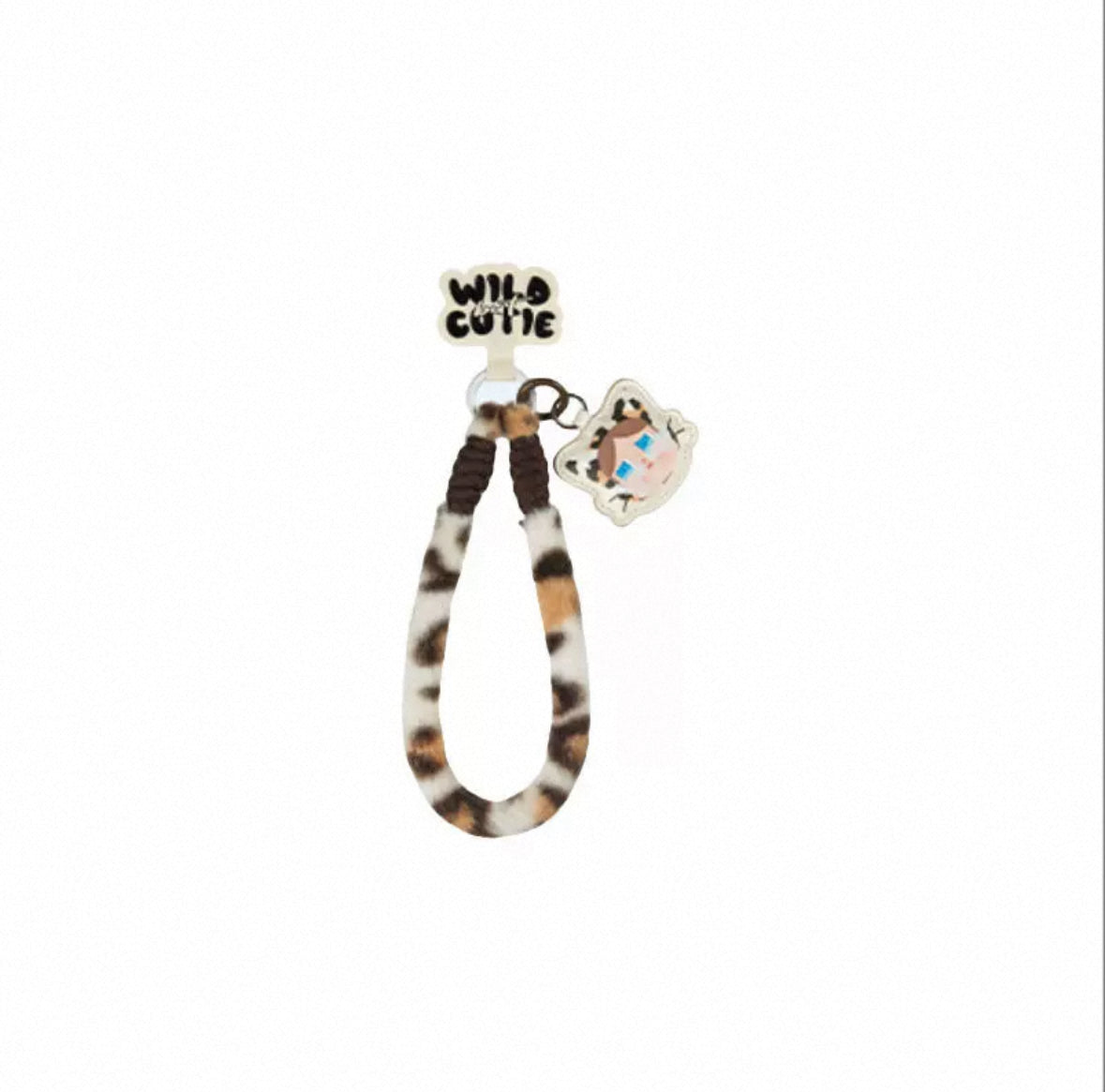 CRYBABY Ocelot cat mobile phone lanyard