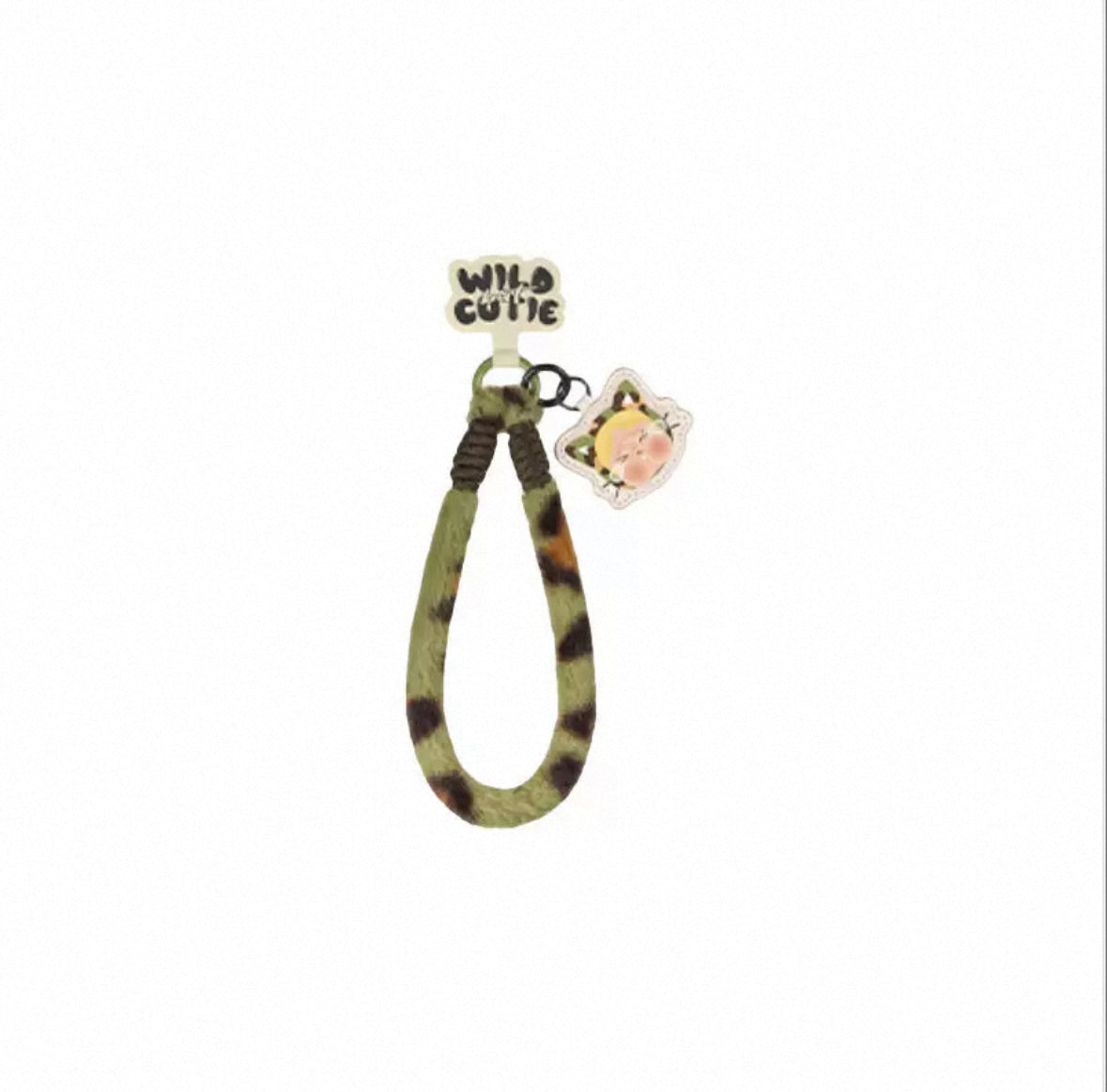 CRYBABY Ocelot cat mobile phone lanyard