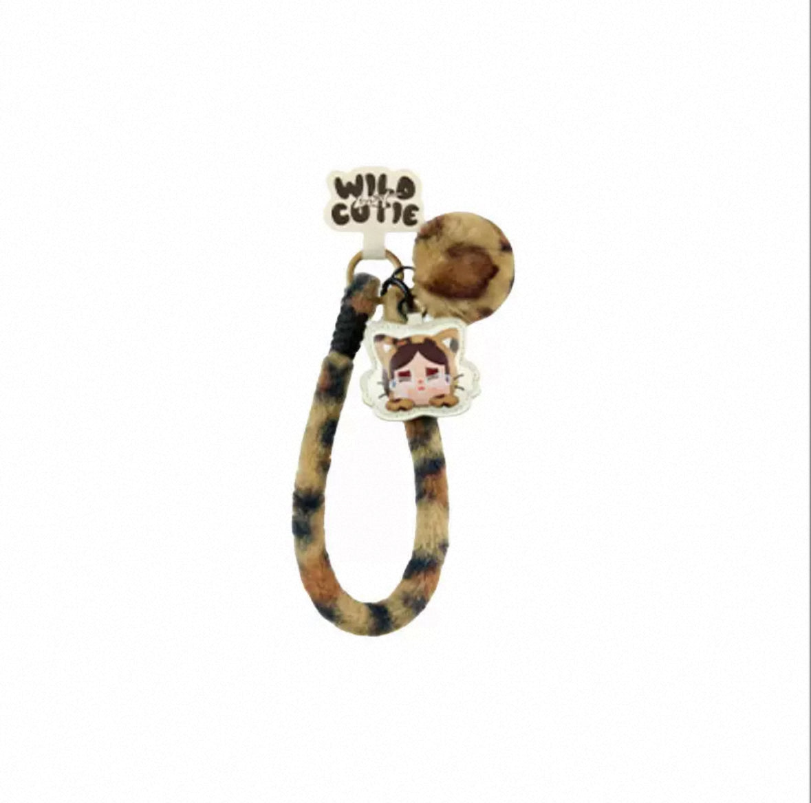 CRYBABY Ocelot cat mobile phone lanyard