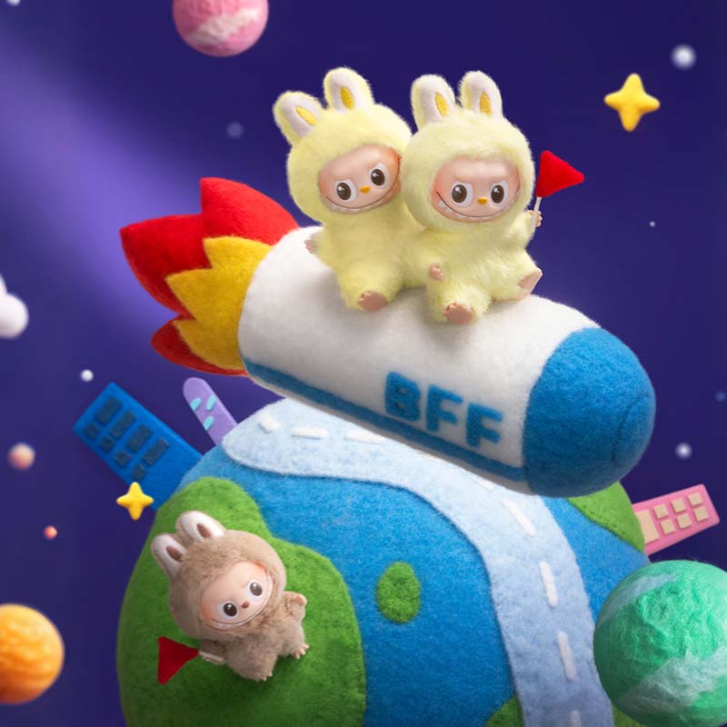 THE MONSTERS Heart Code Series - Glue Plush Pendant Blind Box (N-Z）