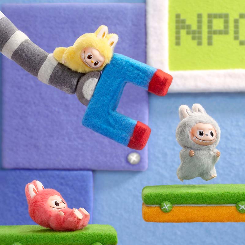 THE MONSTERS Heart Code Series - Glue Plush Pendant Blind Box (N-Z）